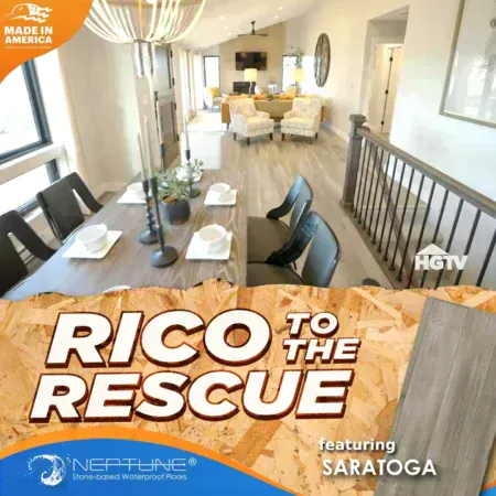 Prepare to be amazed! Rico To The Rescue is back with another unforgettable home renovation featuring our Neptune Saratoga luxury vinyl plank from the #MadeinUSA collection. Watch as Rico and his team propose a solution to help a family complete their long-overdue modern farmhouse renovation after a lengthy legal battle with a failed contractor. Don't miss out on this game-changing episode!

Visit our website now to learn more about the collection:

https://www.neptune-flooring.com/category/freedom/

Enjoy watching the episodes again on these streaming platforms:

HGTV Go - https://watch.hgtv.com/show/rico-to-the-rescue-hgtv-atve-us

Discovery+ - https://www.discoveryplus.com/ph/show/rico-to-the-rescue-hgtv-ph

#neptuneflooring #neptunefreedom #waterproof #stonebased #hybridflooring #dentresistant #hgtv #stainresistant #sustainable #extrarigid #familyfriendly #NXSplus #scratchresistantfinish #RicoToTheRescue