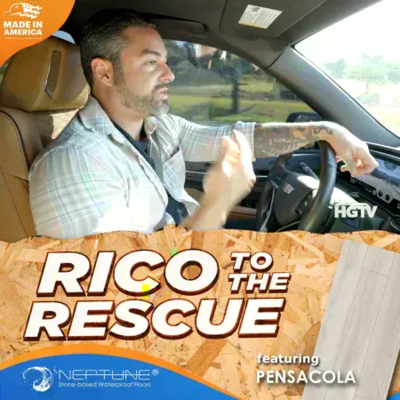Get ready to be blown away! Rico To The Rescue is back with another incredible home renovation featuring our very own Neptune Pensacola luxury vinyl plank from the #MadeinUSA collection. Don't miss out on this next-level transformation for the Scofield Family homeowner. Tune in to see how he advocates for families in need of an expert to fix their stressful situations.

Visit our website now to learn more about the collection:

https://www.neptune-flooring.com/category/freedom/

Enjoy watching the episodes again on these streaming platforms:

HGTV Go - https://watch.hgtv.com/show/rico-to-the-rescue-hgtv-atve-us

Discovery+ - https://www.discoveryplus.com/ph/show/rico-to-the-rescue-hgtv-ph

#neptuneflooring #neptunefreedom #waterproof #stonebased #hybridflooring #dentresistant #hgtv #stainresistant #sustainable #extrarigid #familyfriendly #NXSplus #scratchresistantfinish #RicoToTheRescue