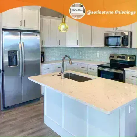 Check out this stunning kitchen project by @setinstone.finishings! They used Coastal from the Synergy Standard collection, which boasts a natural wood grain surface that gives an authentic hardwood look to any interior.

Floor used: https://www.neptune-flooring.com/synergy-standard/coastal/

#neptuneflooring #synergycollection #coastal #hardwoodflooring #waterproof #stonebased #hybridflooring #dentresistant #stainresistant #sustainable #extrarigid #familyfriendly #scratchresistantfinish