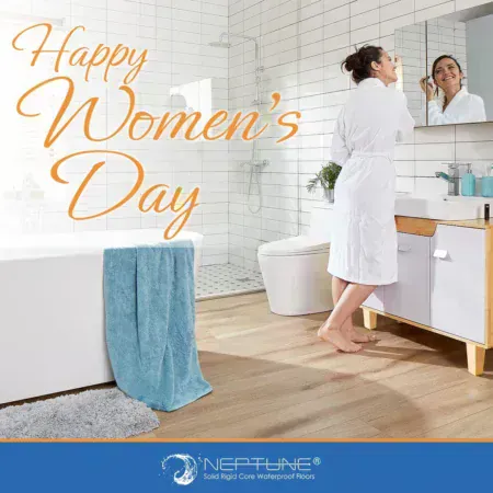 She believed she could, so she did! Wishing a Happy Women’s Day to all the dreamers, doers, and changemakers making our world a better place.

#neptuneflooring #womenempowerment #hardwoodflooring #waterproof
#stonebased #hybridflooring #dentresistant #stainresistant #sustainable #extrarigid #familyfriendly