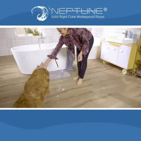 Bath time turned into a playful frenzy? We've all been there!  Share the fun (and the fur!) in the comments below. Discover why Neptune floors are perfect for pet parents.

https://www.youtube.com/watch?v=-APyi4TrE1U

#neptuneflooring #hardwoodflooring #petfriendly  #scratchresistant #waterproof #hybridflooring #dentresistant #stainresistant #sustainable #extrarigid #familyfriendly